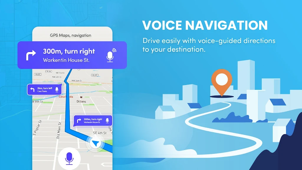 Карты, GPS и маршруты проезда Скриншот 1