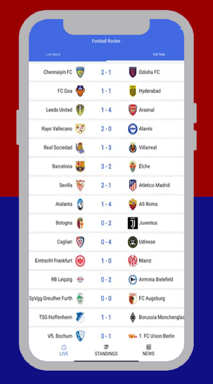 FootyBite app 螢幕截圖 0