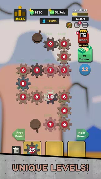 Idle Gear Factory Tycoon 螢幕截圖 3