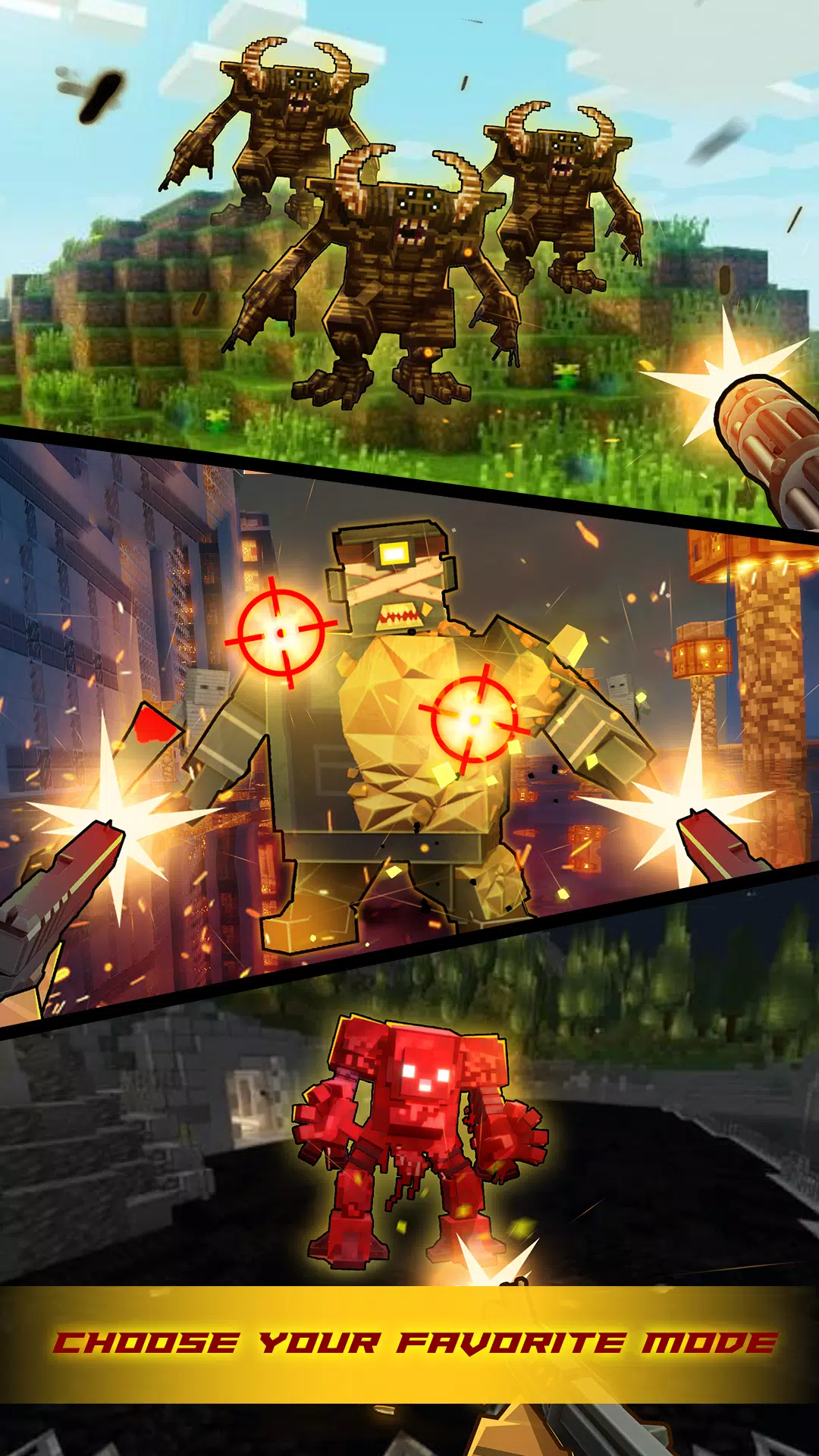 Zombie Craft War: Pixel Gun 3D 스크린샷 2