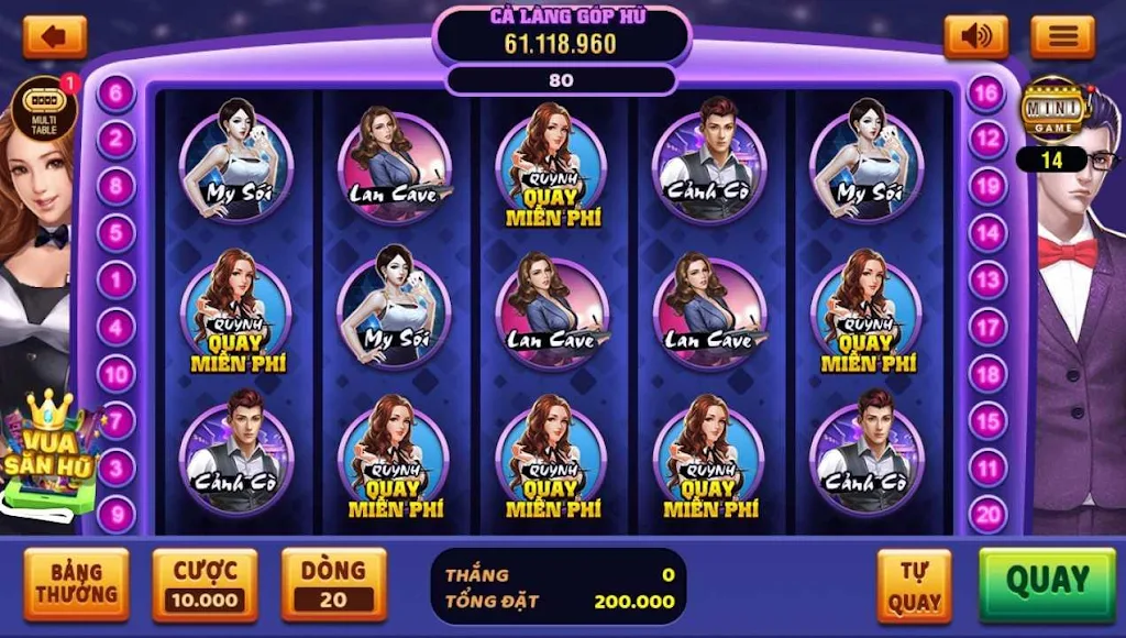 VinVip - No Hu, Xeng, Slots phat loc Screenshot 2