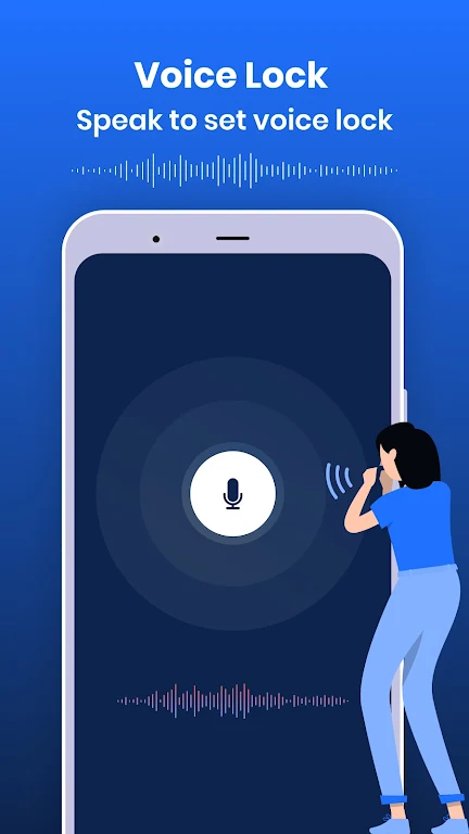 Voice Lock : Speak to Unlock Ảnh chụp màn hình 1