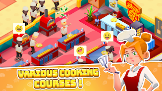 Idle Cooking School Captura de pantalla 1