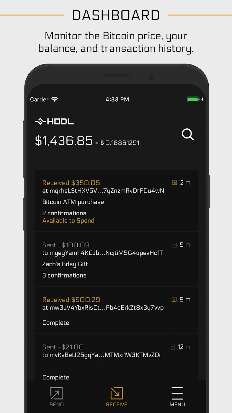 HODL Wallet স্ক্রিনশট 2