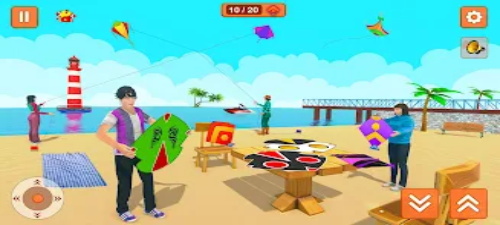 Kite Game Kite Flying Screenshot 0