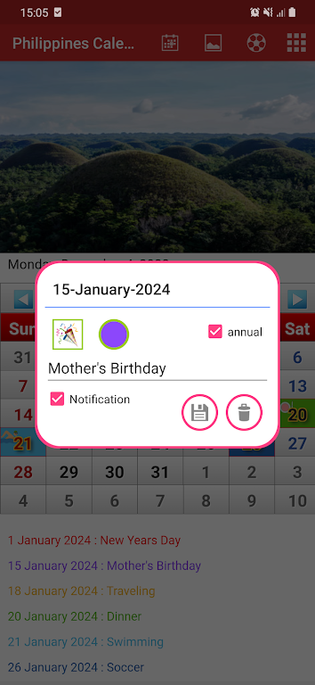 Philippines Calendar 2024应用截图第1张