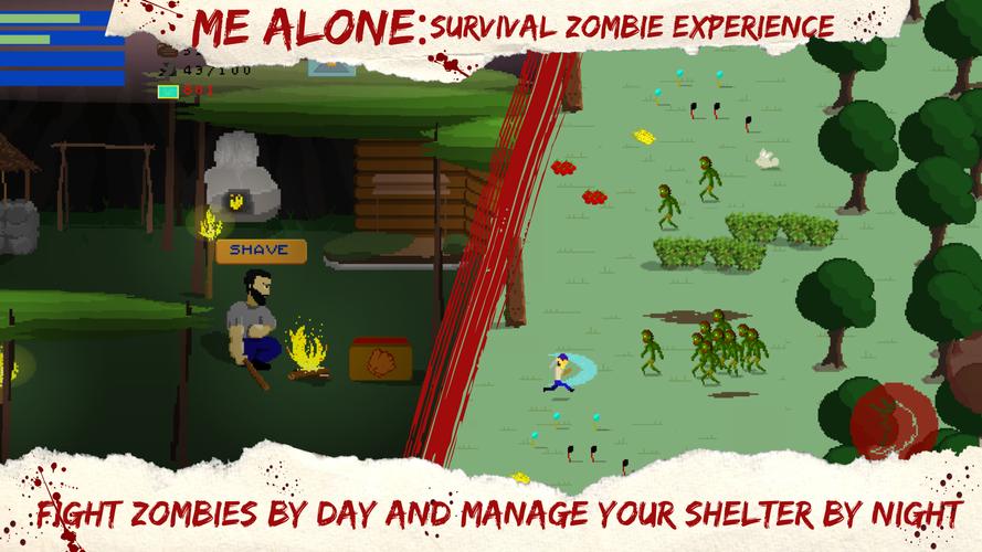 Me Alone: Survival Zombie Expe 스크린샷 0