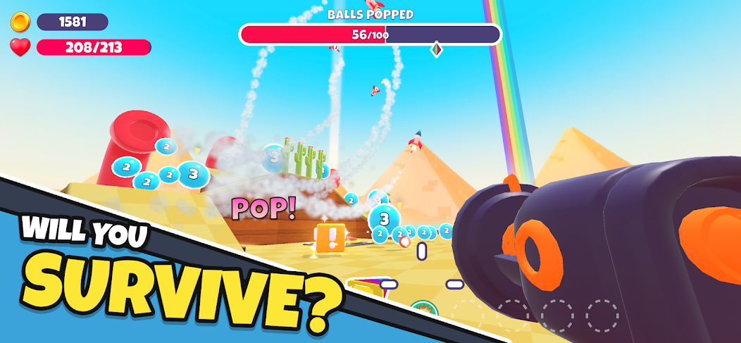 Super Balls 3D Mod Captura de tela 1