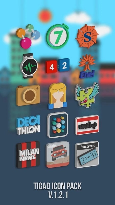 Tigad Pro Icon Pack Screenshot 0