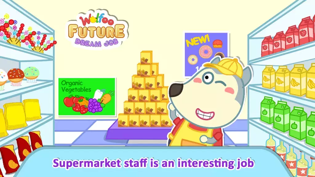 Wolfoo: Kid's Future Dream Job Ekran Görüntüsü 1