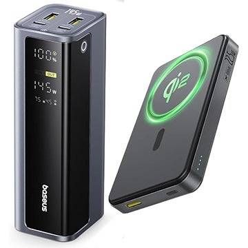 BASEUS 20.800 MAH 145W Power Bank + 10.000 mAh 22,5W Magsafe Qi2 Power Bank