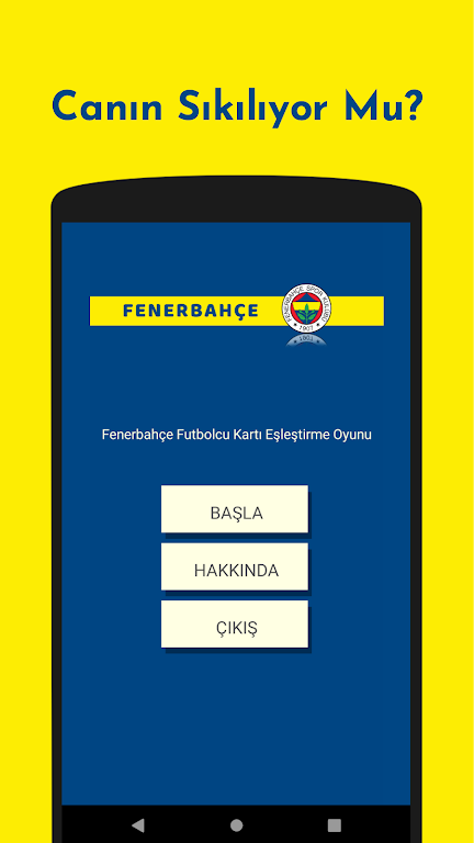 Fenerbahçe Futbolcu Kart Eşleştirme Oyunu ภาพหน้าจอ 0