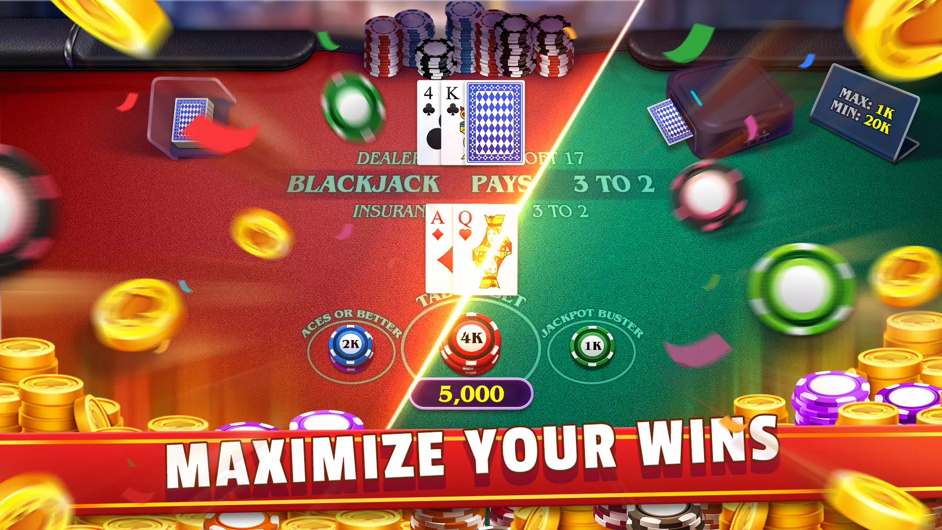Modern Blackjack 螢幕截圖 2