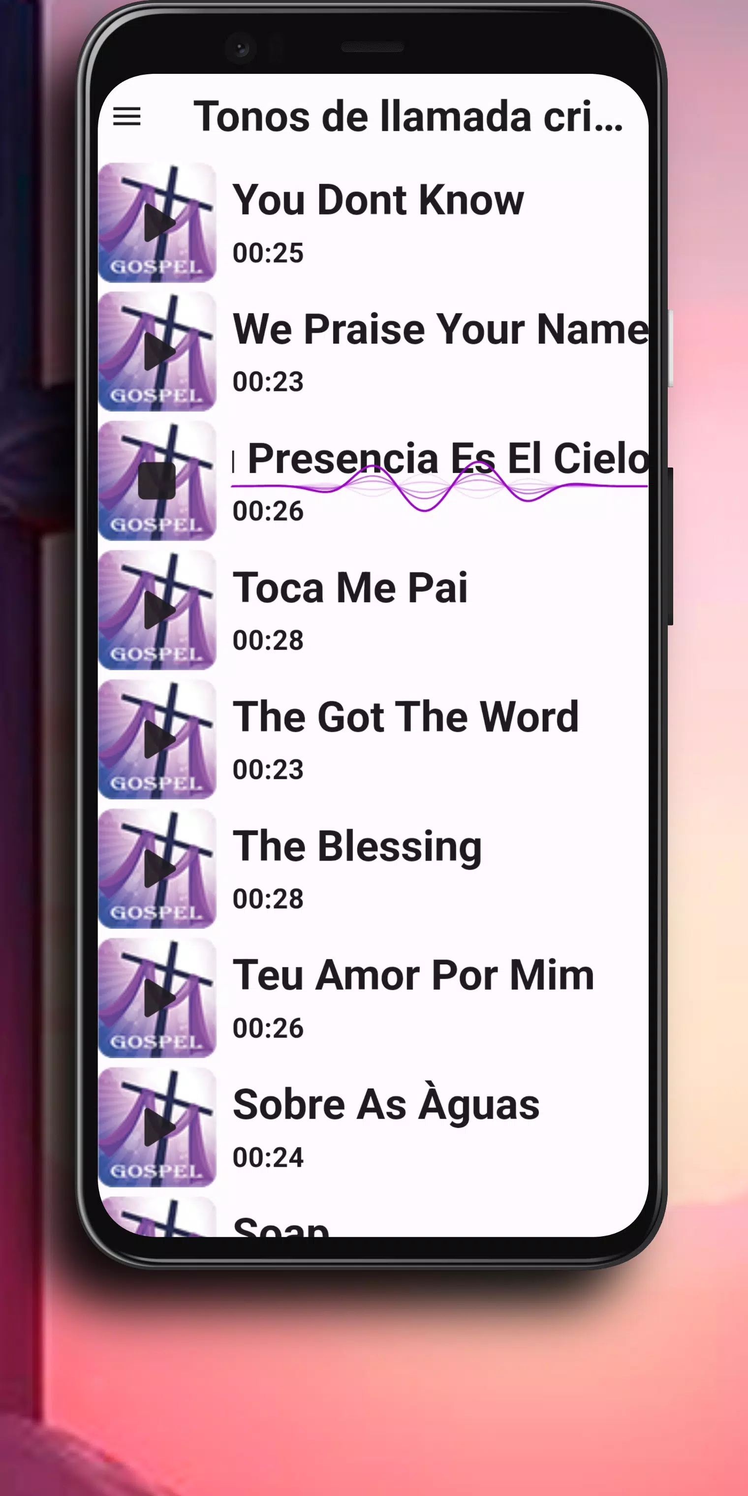 Gospel Ringtones Songs Screenshot 2