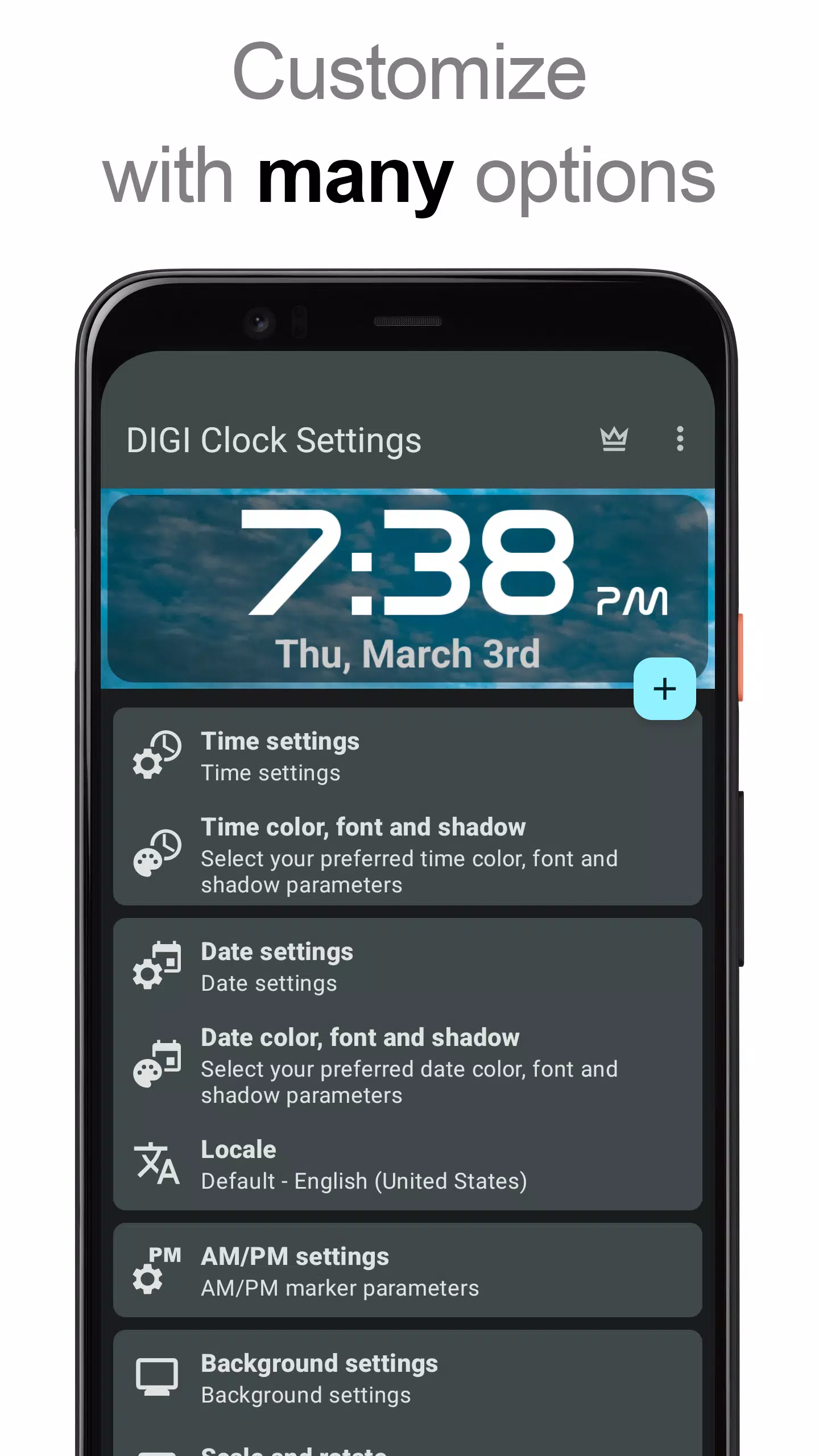 Schermata DIGI Clock Widget 2