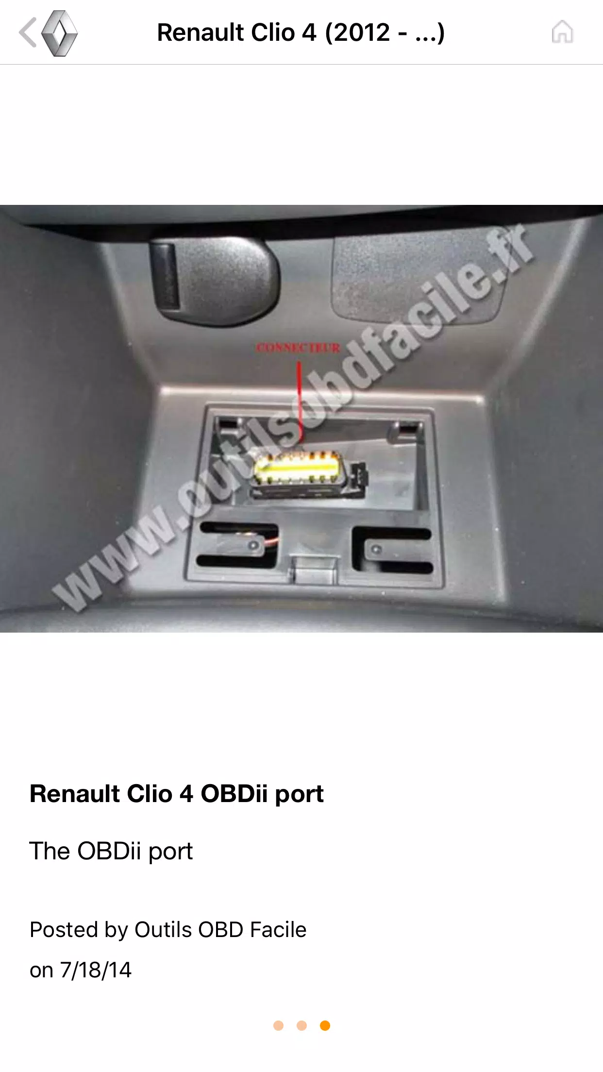 Where is my OBD2 port? Schermafbeelding 2