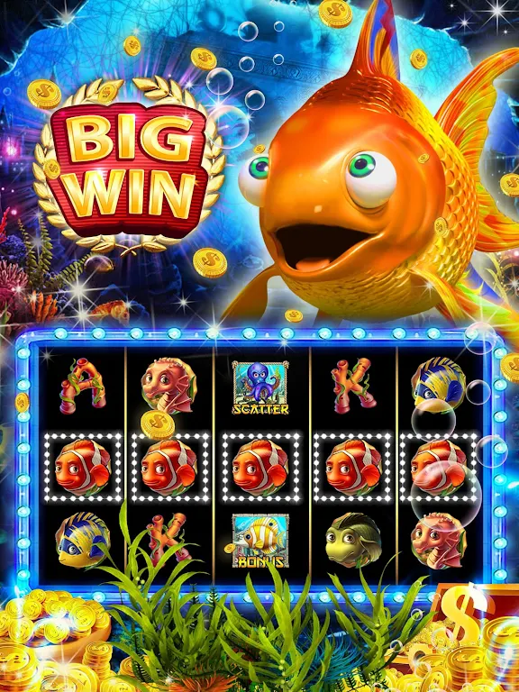 Goldfish Slots: Free Golden Casino Slot Machines 螢幕截圖 0