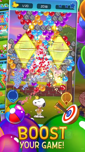 Bubble Shooter - Snoopy POP! Скриншот 3