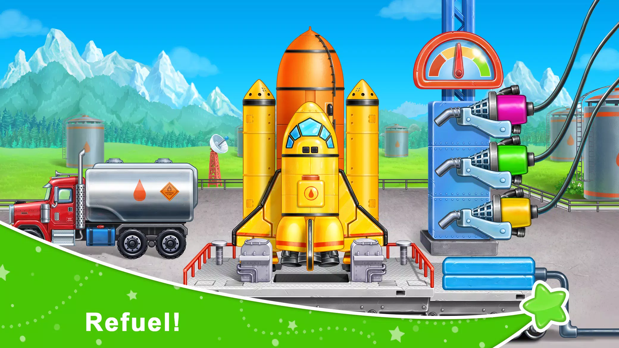 Rocket 4 space games Spaceship ภาพหน้าจอ 1