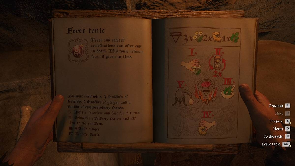 Fever Tonic Recipe sa Kaharian Halika: Deliverance 2