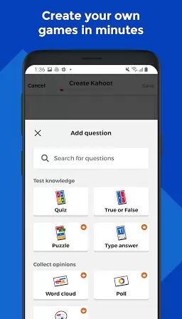 Kahoot Play & Create Quizzes Tangkapan skrin 2