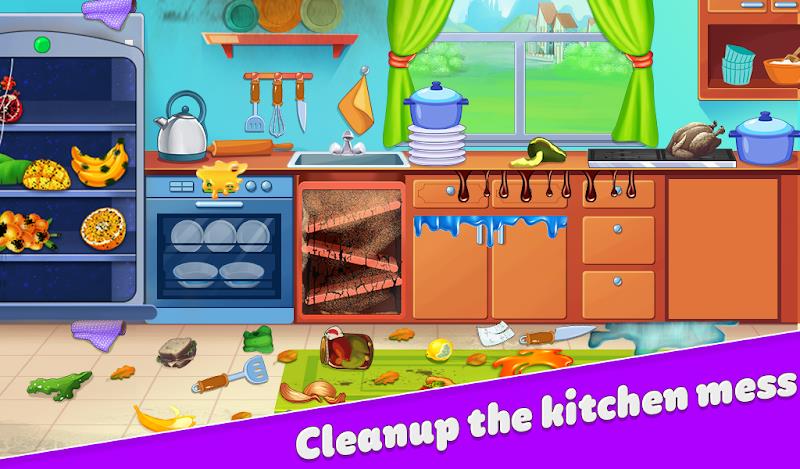 Dream Home Cleaning Game Wash Captura de pantalla 0