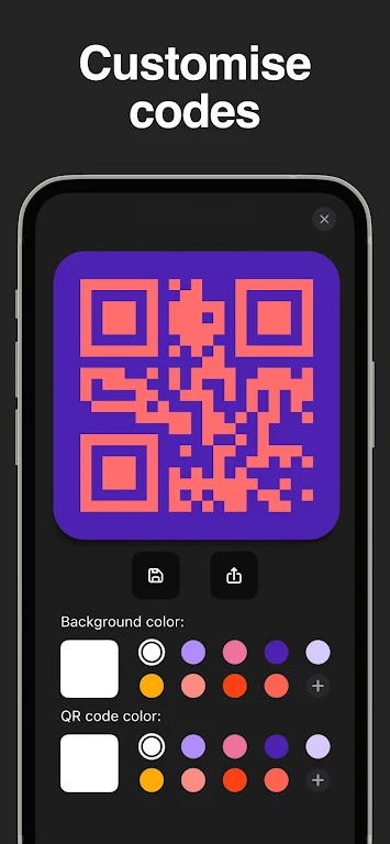 QR code Scanner & Creator Captura de pantalla 1