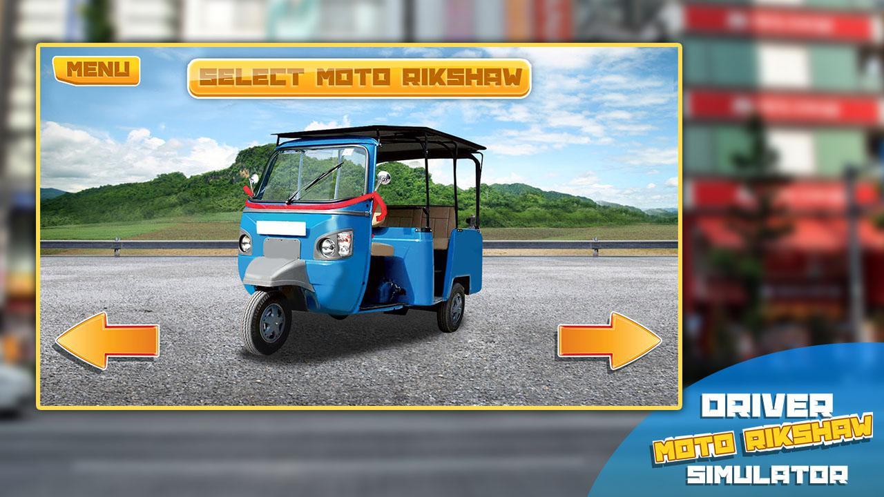 Driver Moto Rikshaw Simulator स्क्रीनशॉट 1