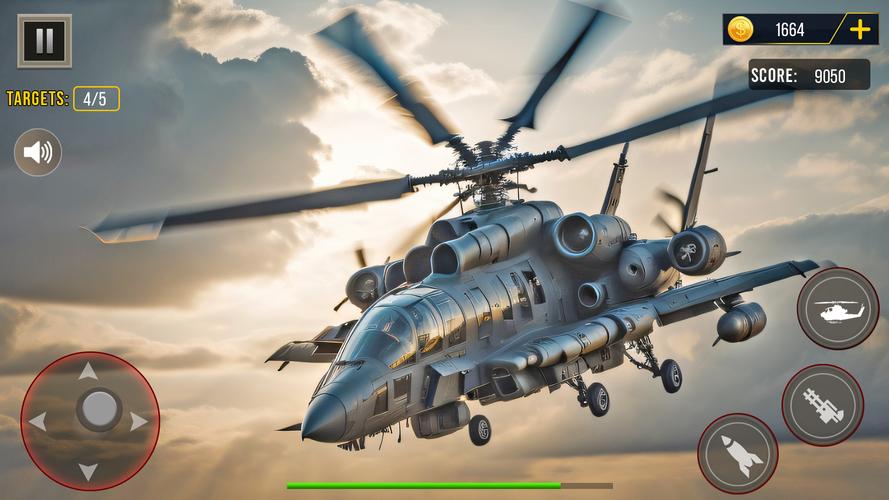 Gunship Battle Helicopter Game ဖန်သားပြင်ဓာတ်ပုံ 2