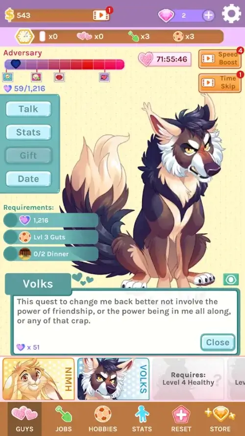 Blush Blush - Idle Otome Game ဖန်သားပြင်ဓာတ်ပုံ 3