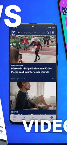 20 Minuten - Nachrichten 螢幕截圖 1