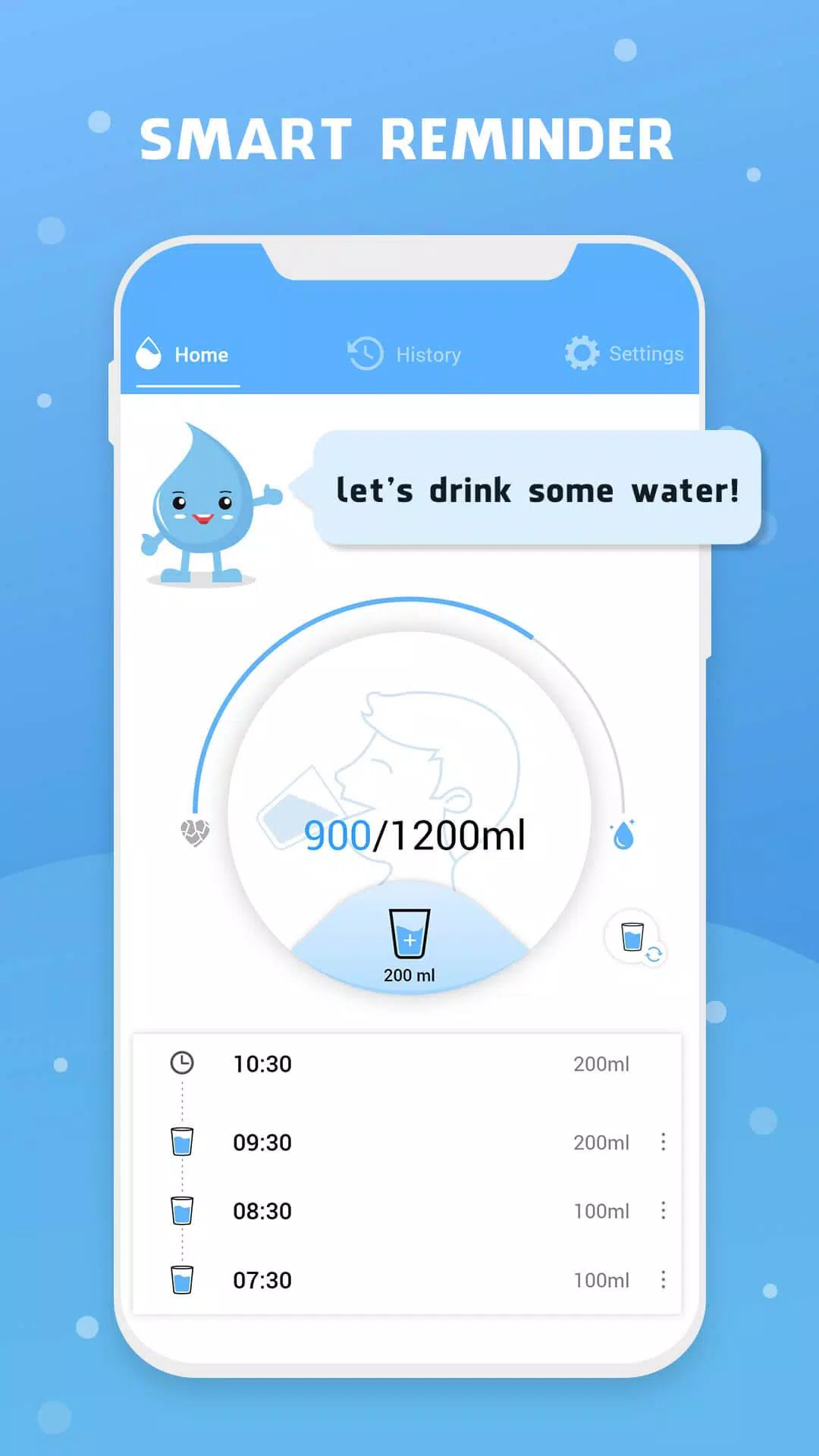 Water Reminder - Remind Drink 应用截图第0张