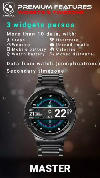 Master Watch Face Captura de pantalla 3