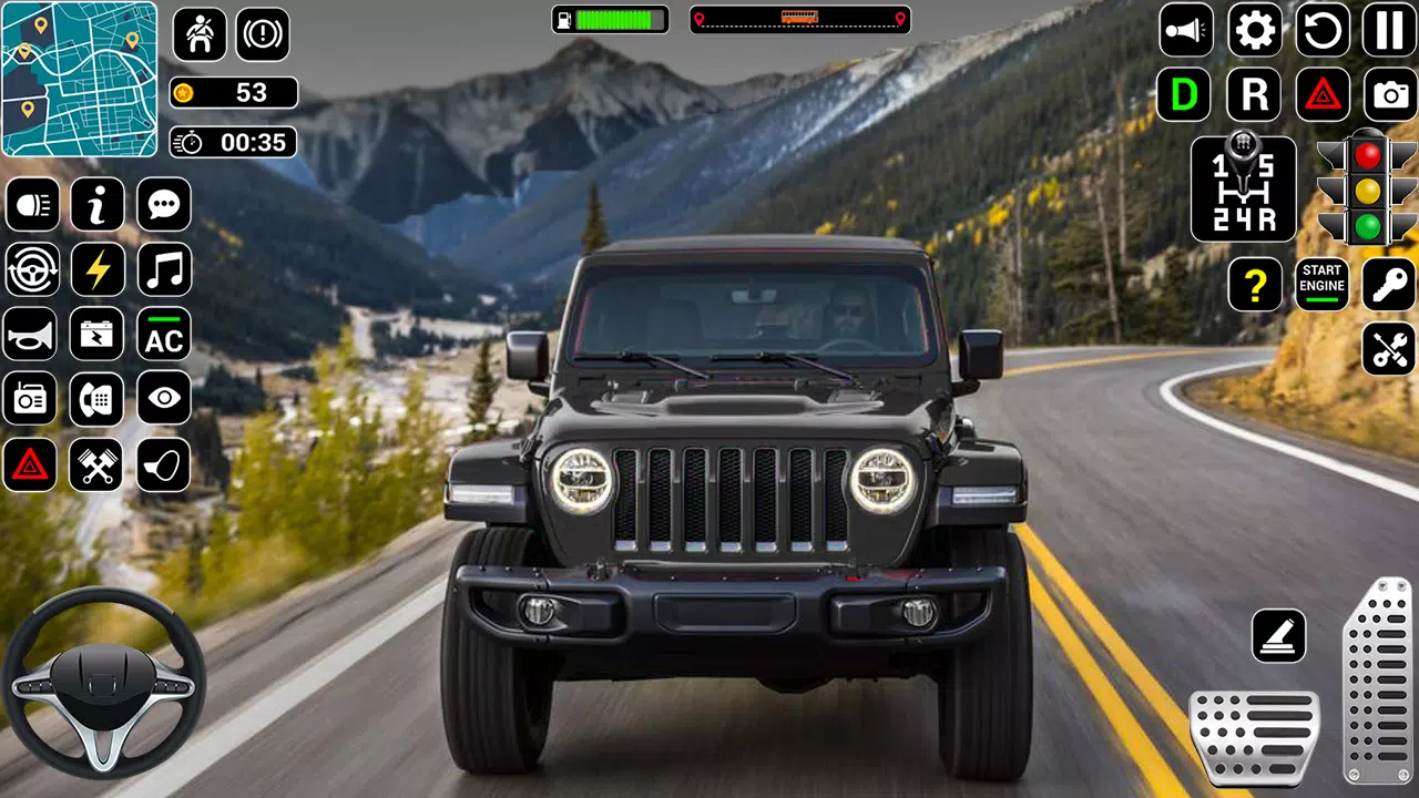 SUV 4x4 Jeep Driving Games 3D スクリーンショット 0