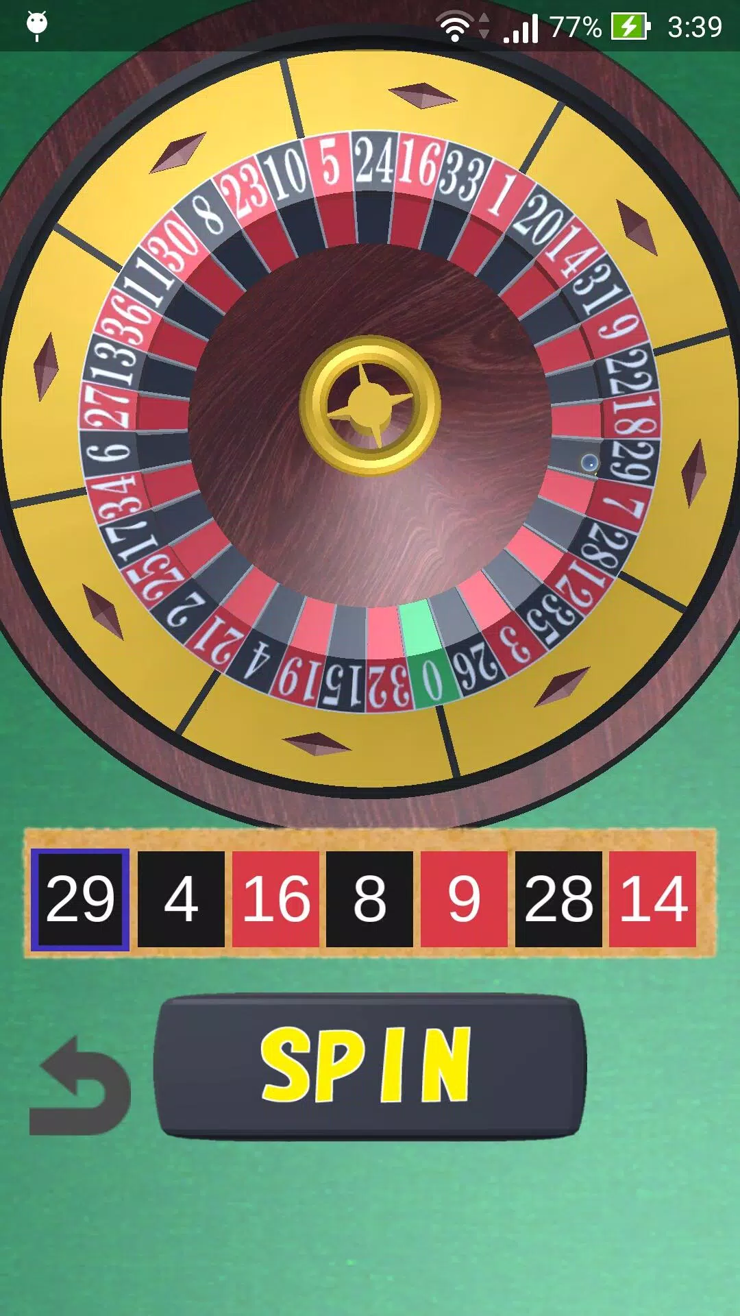 Roulette Wheel Captura de tela 2