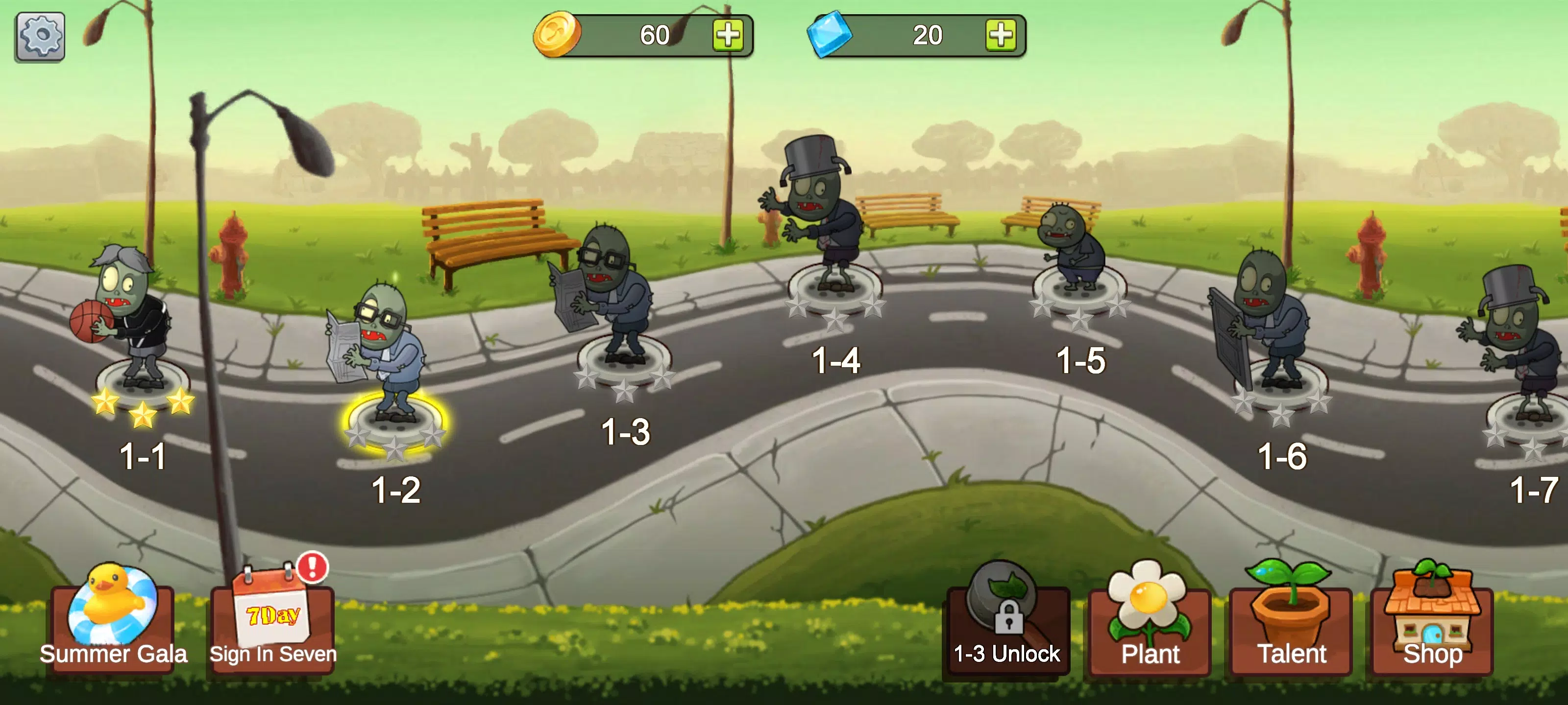 Merge Plants – Defense Zombies Capture d'écran 0