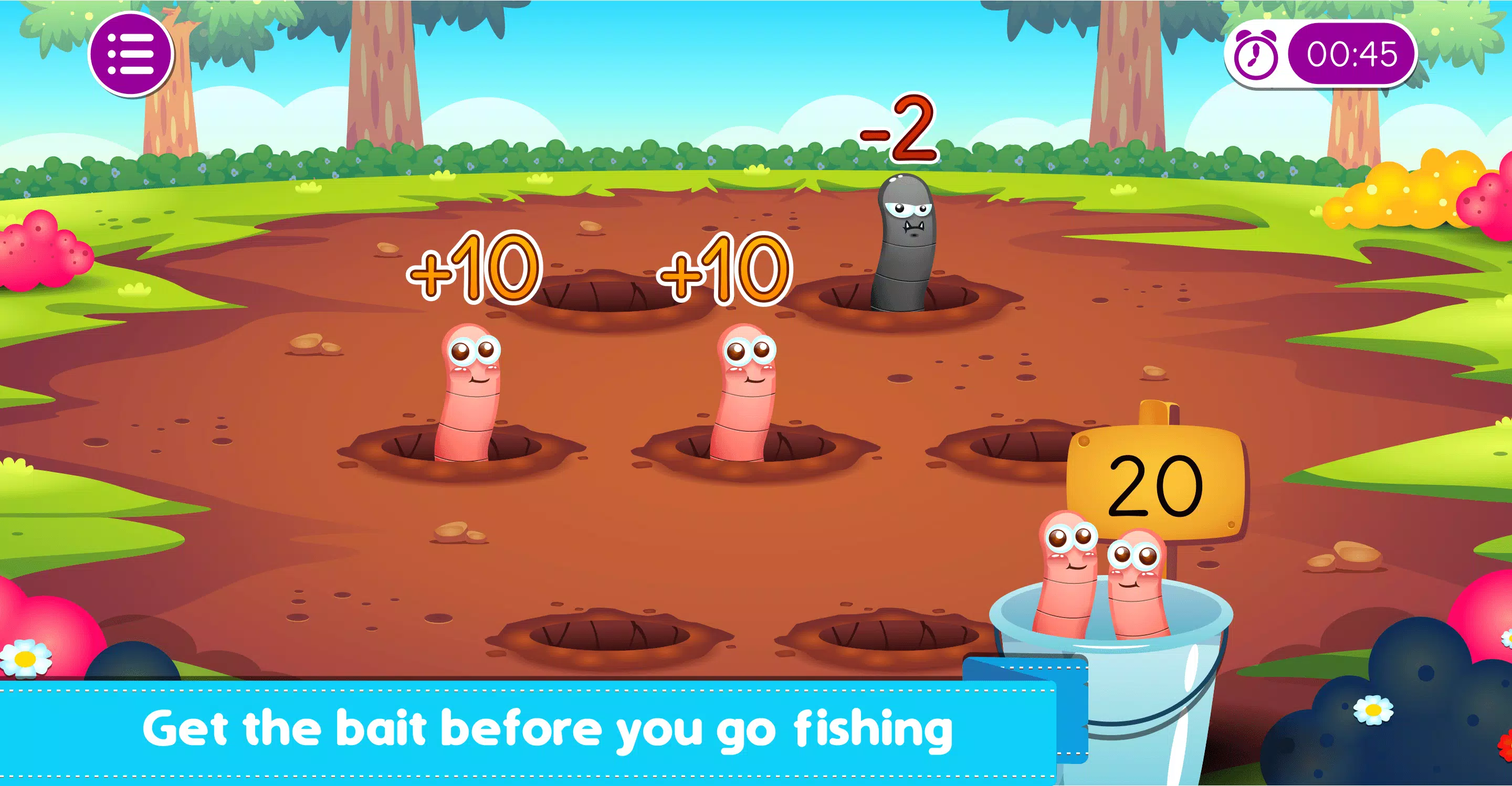 Marbel Fishing - Kids Games ဖန်သားပြင်ဓာတ်ပုံ 1