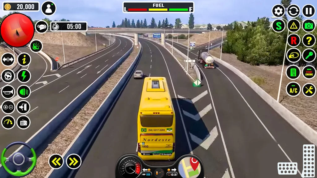 Coach Bus Driving 3D Bus Game Screenshot 2