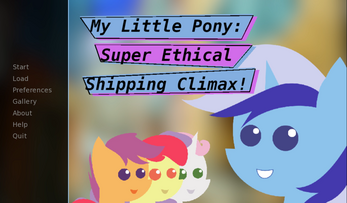 My Little Pony: Super Ethical Shipping Climax! Ekran Görüntüsü 0