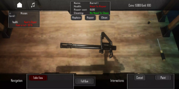 Gun Builder GunSmith simulator repair Tangkapan skrin 0