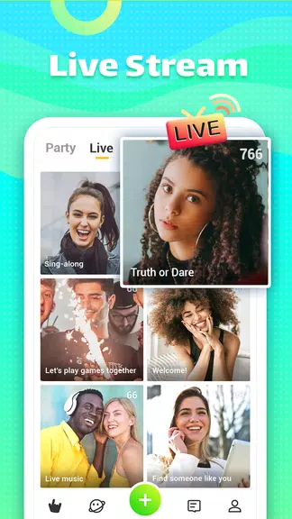 Ola Party - Live, Chat & Party Tangkapan skrin 1