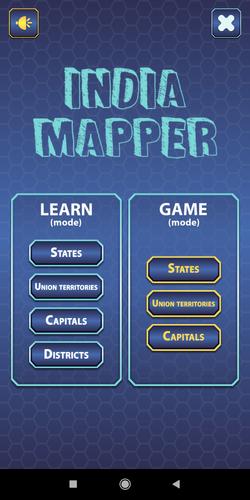 India Mapper-(India Map Game) ဖန်သားပြင်ဓာတ်ပုံ 0