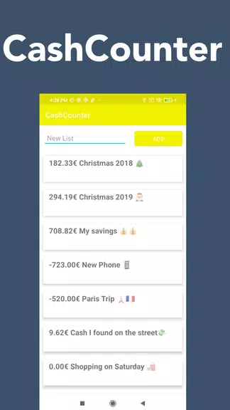 CashCounter: The euro counter 스크린샷 0