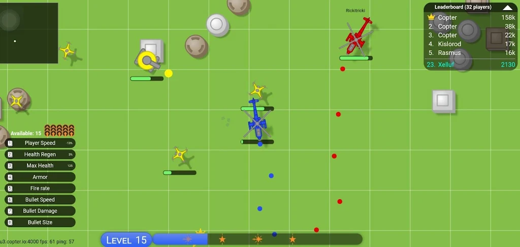 copter.io -Destroy the enemies Schermafbeelding 2