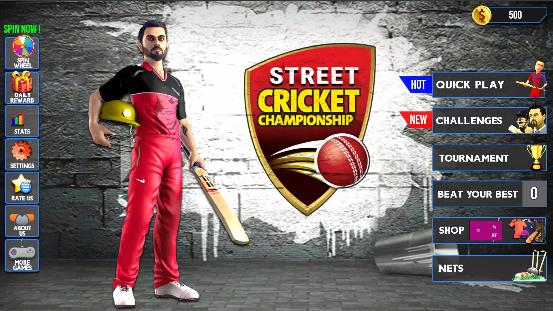 Street Criket-T20 Cricket Game 스크린샷 0