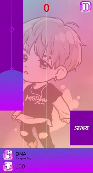 BTS Chibi Piano Tiles Schermafbeelding 3