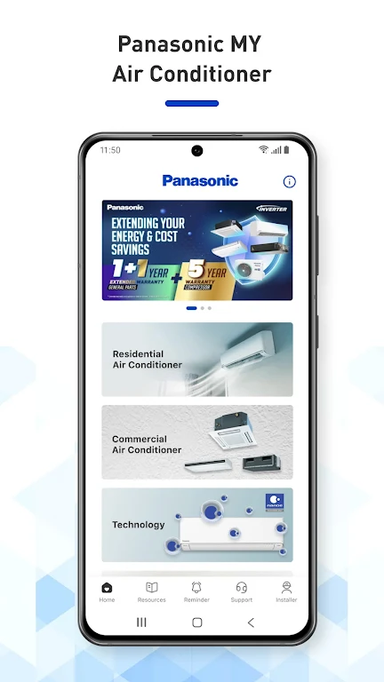 Panasonic MY Air Conditioner Tangkapan skrin 0