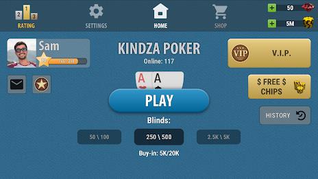 Kindza Poker - Texas Holdem ဖန်သားပြင်ဓာတ်ပုံ 3