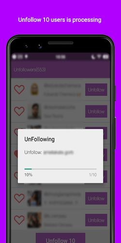 Unfollowers  &  Followers 스크린샷 3