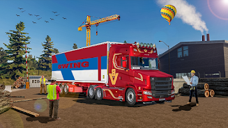 Euro Cargo Truck Driver Sim 3D ဖန်သားပြင်ဓာတ်ပုံ 3